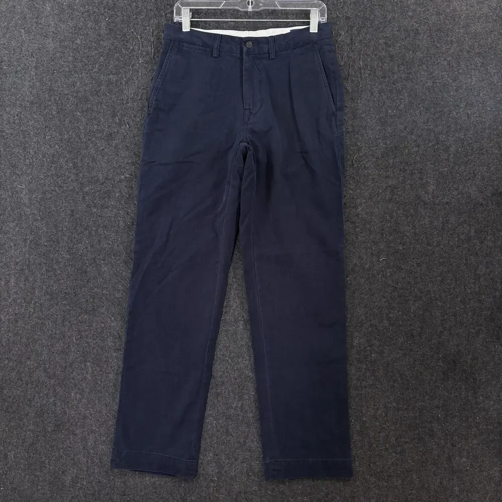 Polo Ralph Lauren Pants Men's 30x32 Navy Blue Classic Fit Chino Casual Preppy